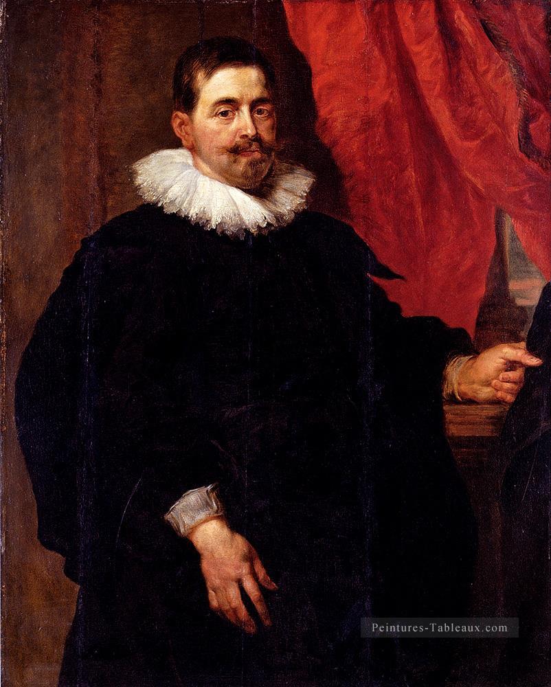 Peter Paul Portrait d’un homme probablement Peter Van Hecke Baroque Peter Paul Rubens Peintures à l'huile